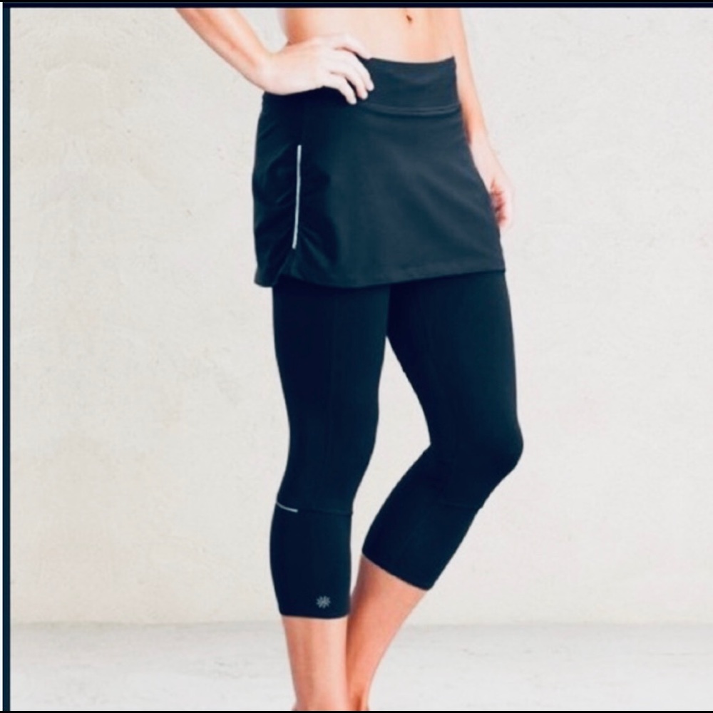 ATHLETA  yoga leggings attached with mini skirt